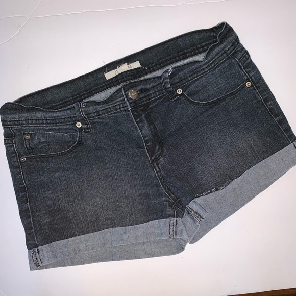 2.1 Denim Black Jean shorts - Picture 1 of 4